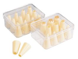 JUEGO BOQUILLAS PLASTICO 6 UD. RIZADO REF. 510200