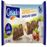 BARRITAS RELLENAS AVELLANA CASADO 4U. 84Gr. 18p.