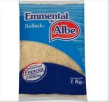 EMMENTAL RALLADO 1KG ALBE  -LACT. JARAMA-