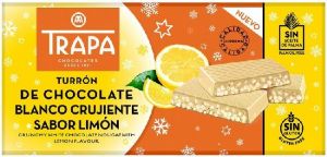 TRAPA TURRON BLANCO CRUJIENTE LIMON 175G 1x12