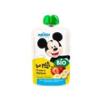 POUCH FRESA PLATANO BIO (2x7u) 100g BEPLUS DISNEY